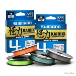 Tresse Shimano Kairiki 4 300m Orange 10/100