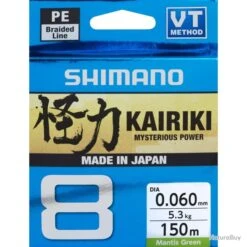 Tresse Shimano Kairiki 8 300m Mantis Green 28/100