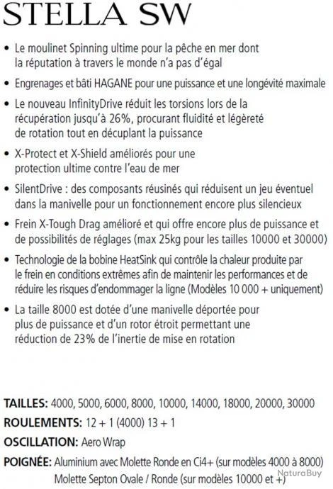 Stella SW-C 14000 XG Moulinet Spinning Shimano 4 Stella SW-C 14000 XG Moulinet Spinning Shimano – Image 2